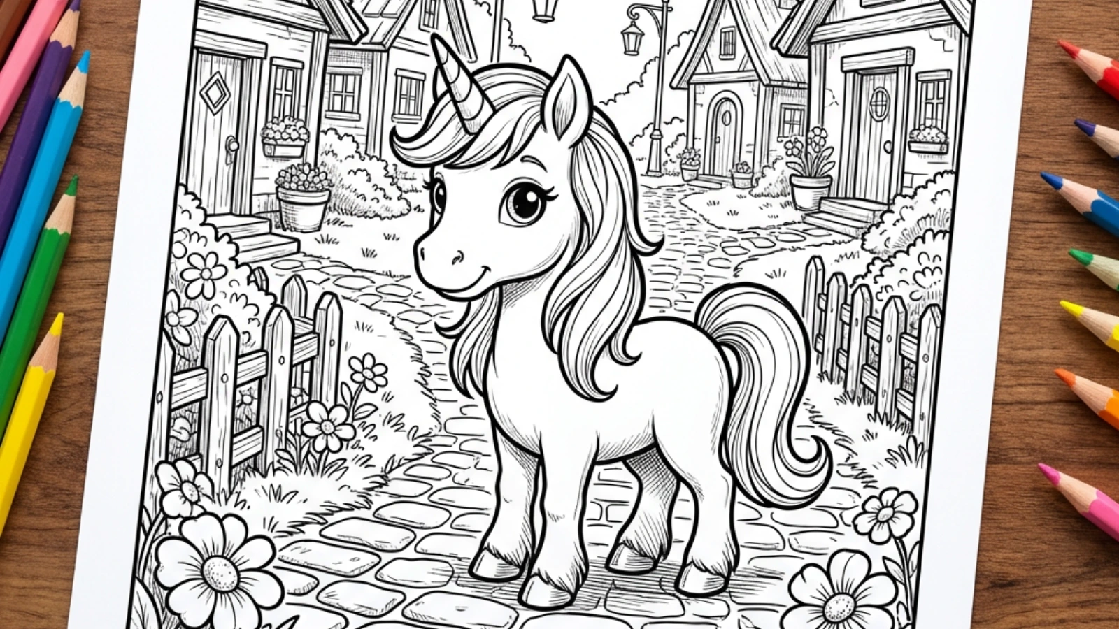 baby unicorn coloring pages
